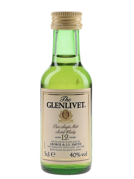 Glenlivet 12 Year Old Bottled 1980s 5cl / 40%