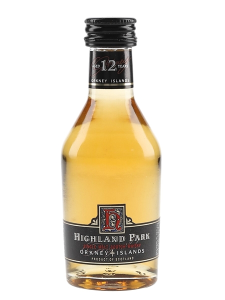 Highland Park 12 Year Old Bottled 1990s-2000s 5cl / 40%