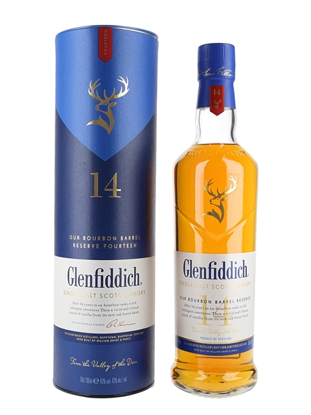 Glenfiddich 14 Year Old Bourbon Barrel Reserve 70cl / 43%