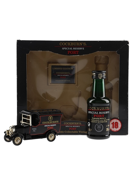 Cockburn's Special Reserve Port Collectors Gift Pack Lledo Collectibles - The Bygone Days Of Road Transport 5cl / 20%