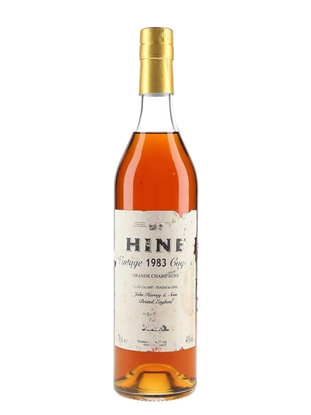 Hine Vintage 1983 Cognac Landed 1987, Bottled 2001 70cl / 40%