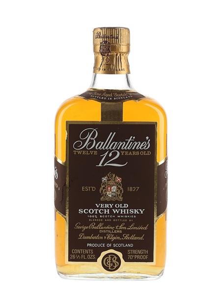 Ballantine's 12 Year Old Bottled 1970s 75.7cl / 40%