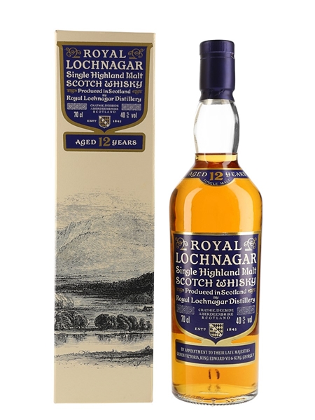 Royal Lochnagar 12 Year Old Bottled 1990s 70cl / 40%