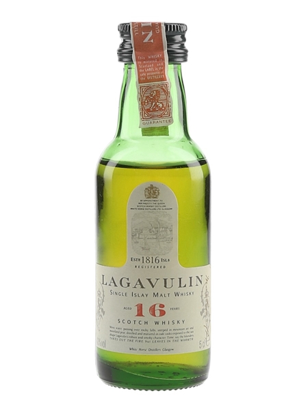 Lagavulin 16 Year Old Bottled 1980s-1990s - White Horse Distillers 5cl / 43%