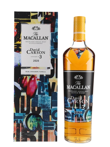 Macallan Concept Number 3 2020 Release - David Carson 70cl / 40.8%