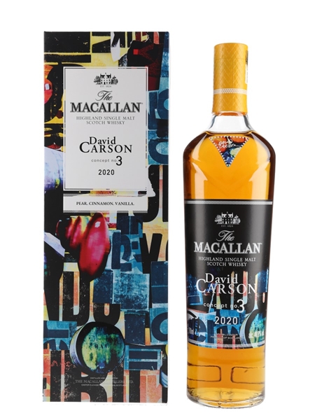 Macallan Concept Number 3 2020 Release - David Carson 70cl / 40.8%