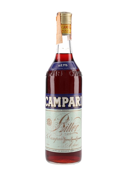 Campari Bitter Bottled 1970s-1980s 75cl / 25%