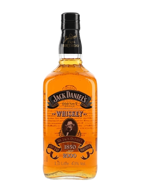 Jack Daniel's 1850-2000 Mr Jack Daniel's 150th Birthday 100cl / 43%