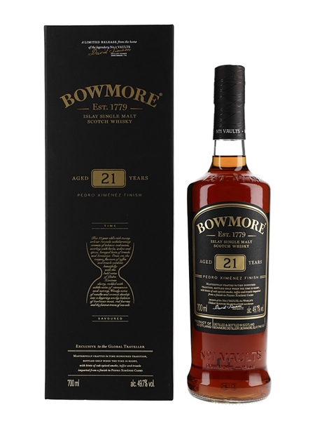 Bowmore 21 Year Old Pedro Ximenez Finish Global Travel Retail 70cl / 49.7%