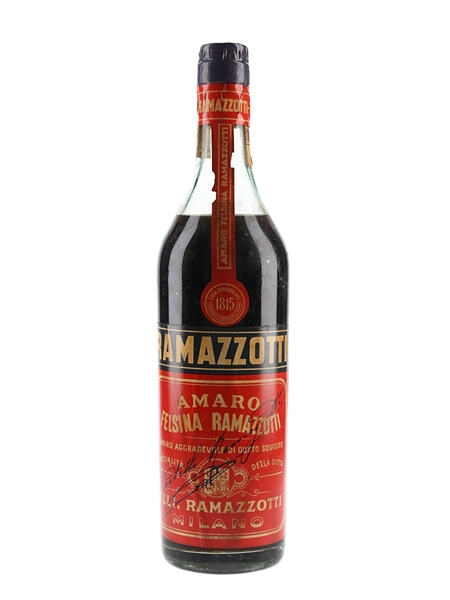 Ramazzotti Amaro Bottled 1950s 75cl