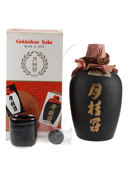 Gekkeikan Black & Gold Samurai Tokkuri 72cl / 15%