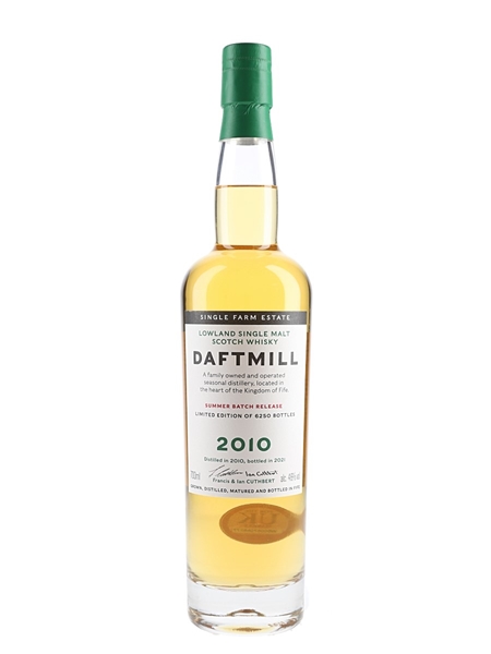 Daftmill 2010 Bottled 2021 - Summer Batch Release 70cl / 46%