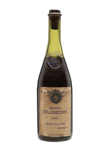 Georges Marcel 1832 Grande Fine Champagne Cognac Louis-Philippe Regnant 75cl / 40%