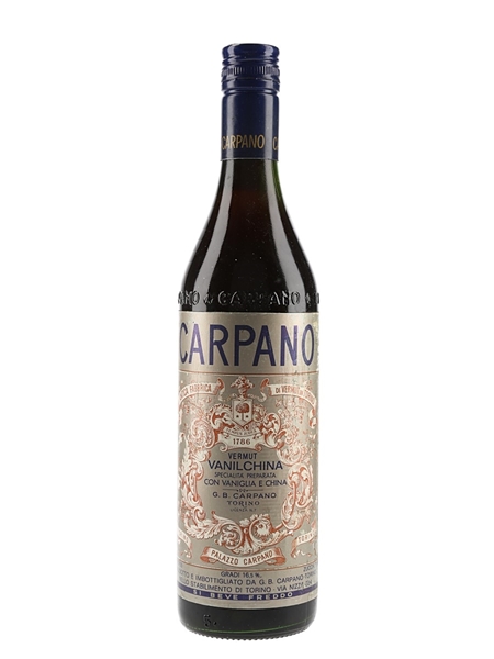 Carpano Vanilchina Vermouth Bottled 1970s 75cl / 16.5%