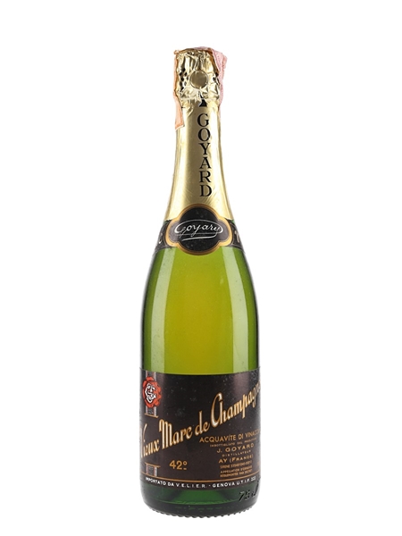 Goyard Vieux Marc De Champagne Bottled 1980s - Velier 75cl / 42%