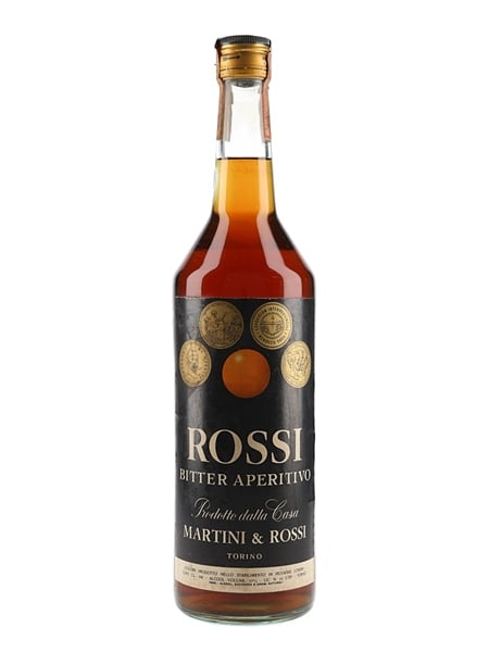 Rossi Bitter Aperitivo Bottled 1960s -1970s 100cl / 25%