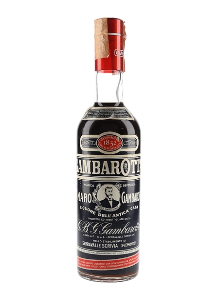 Gambarotta Amaro Bottled 1970s 75cl / 30%