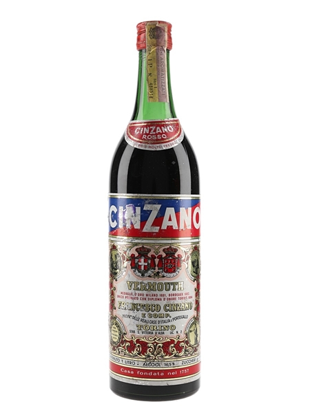 Cinzano Rosso Vermouth Bottled 1970s 100cl / 16.5%