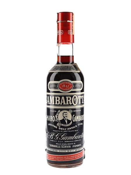 Gambarotta Amaro Bottled 1970s 75cl / 30%