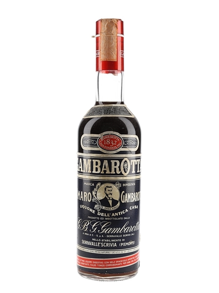 Gambarotta Amaro Bottled 1970s 75cl / 30%