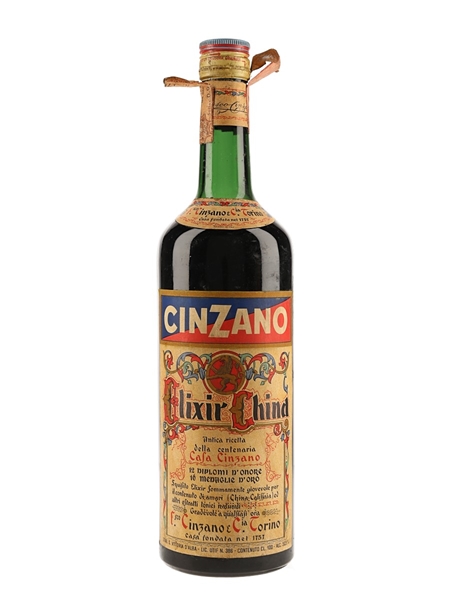 Cinzano Elixir China Bottled 1960s 100cl / 30.5%