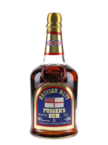 Pusser's British Navy Rum Bottled 1980s 75cl / 54.5%