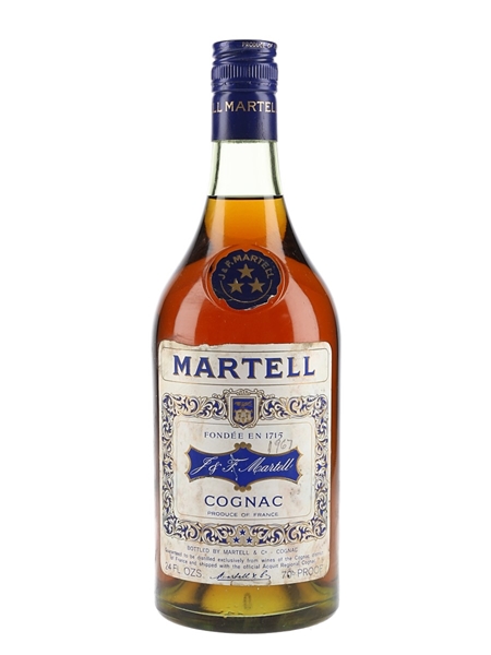 Martell 3 Star VS Bottled 1960s-1970s 68cl / 40%