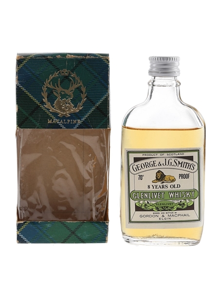 Glenlivet 8 Year Old Bottled 1970s- Gordon & MacPhail 5cl / 40%