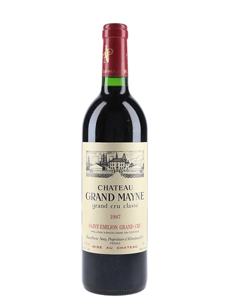 Chateau Grand Mayne 1987 Grand Cru Classe - Saint Emilion 75cl / 12.5%