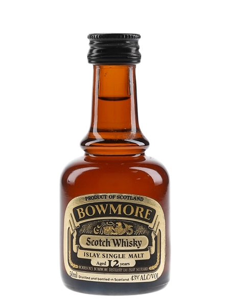 Bowmore 12 Year Old Bottled 1980s 5cl / 43%