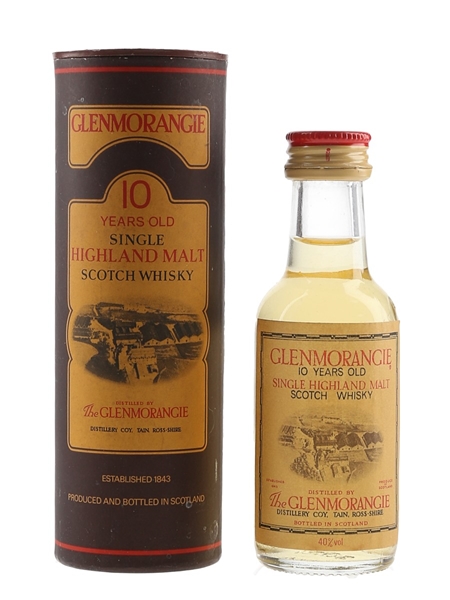 Glenmorangie 10 Year Old Bottled 1980s 5cl / 40%