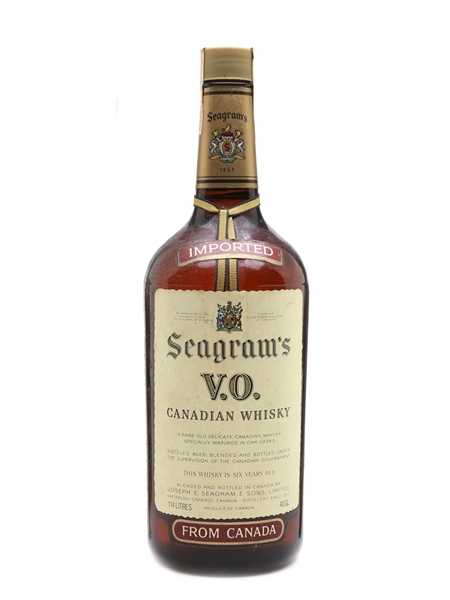 Seagram's VO 6 Year Old 1980  114cl / 40%