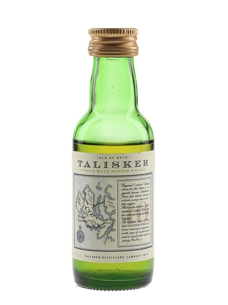 Talisker 10 Year Old Bottled 1990s - Map Label 5cl / 45.8%