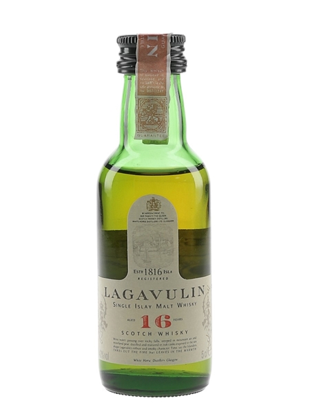 Lagavulin 16 Year Old Bottled 1990s - White Horse Distillers 5cl / 43%