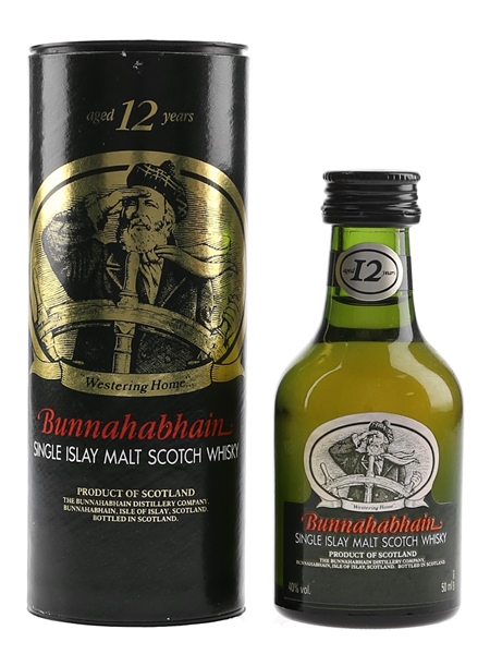 Bunnahabhain 12 Year Old Bottled 1990s 5cl / 40%