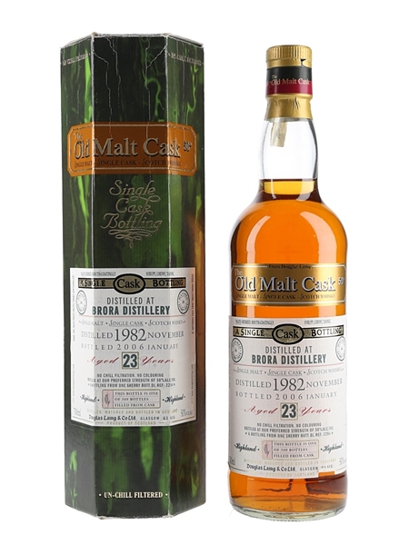 Brora 1982 23 Year Old The Old Malt Cask Bottled 2006 - Douglas Laing 70cl / 50%