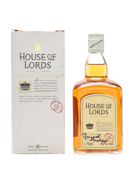 House Of Lords Signed By Margaret Thatcher 70cl / 40%