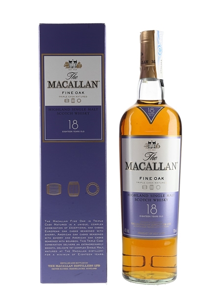 Macallan 18 Year Old Fine Oak Triple Cask Matured 70cl / 43%