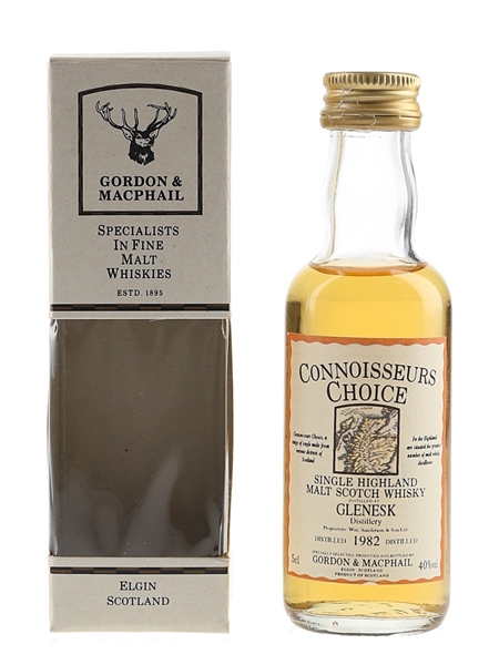 Glenesk 1982 Connoisseurs Choice Bottled 1990s - Gordon & MacPhail 5cl / 40%