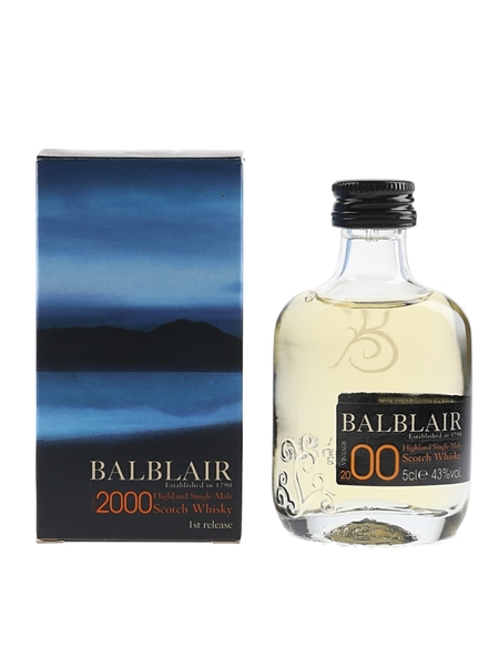 Balblair 2000 Bottled 2010 - 1st Release 5cl / 43%