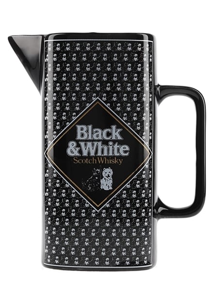 Black & White Water Jug  16cm x 8.5cm