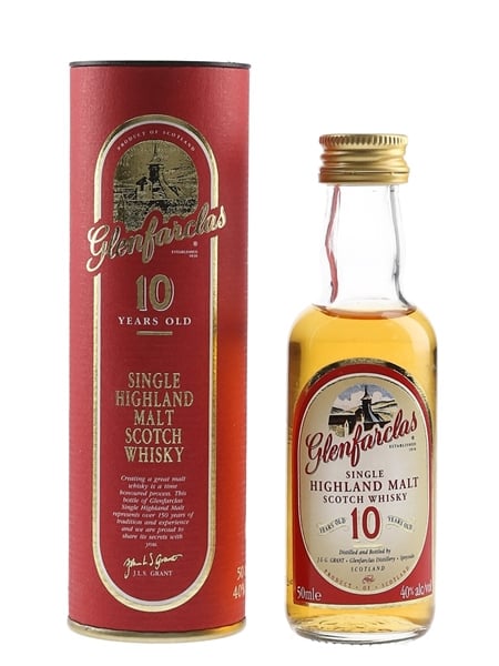 Glenfarclas 10 Year Old Bottled 1990s 5cl / 40%