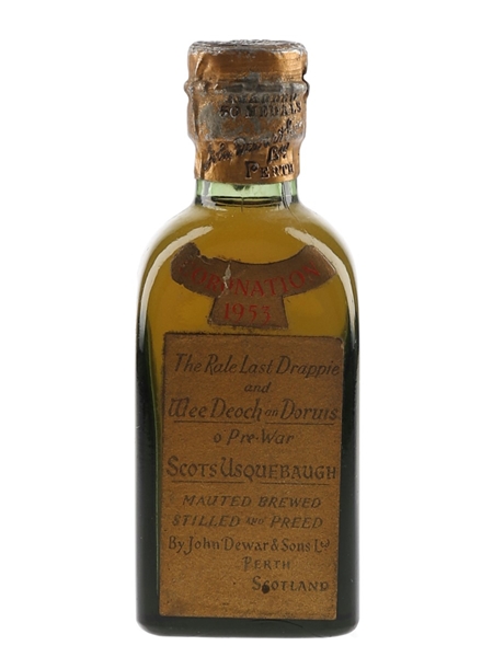 Dewar's Coronation 1953 Spring Cap  5cl