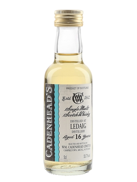 Ledaig 16 Year Old Cadenhead's 5cl / 55.7%