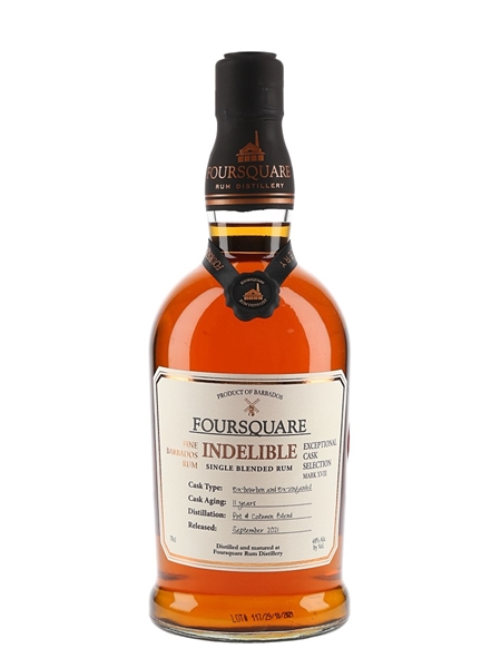 Foursquare Indelible 11 Year Old Single Blended Rum Bottled 2021 - Exceptional Cask Selection Mark XVIII 70cl / 48%