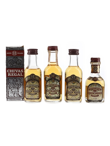 Chivas Regal 12 Year Old  4 x 4cl-5cl