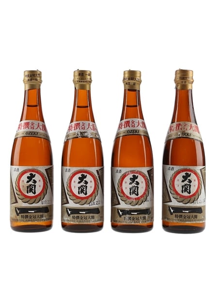 Ozeki Sake Bottled 1980s 4 x 10cl