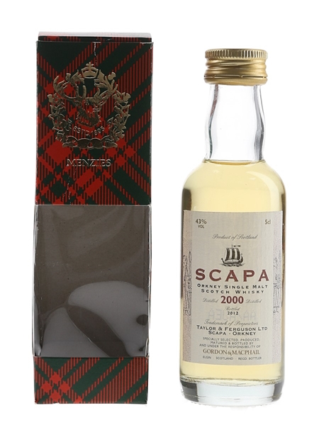 Scapa 2000 Bottled 2012 - Gordon & MacPhail 5cl / 43%