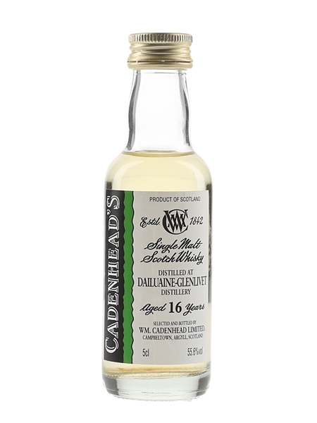 Dailuaine Glenlivet 16 Year Old Cadenhead's 5cl / 55.6%