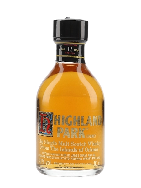 Highland Park 12 Year Old Bottled 1980s 10cl / 40%